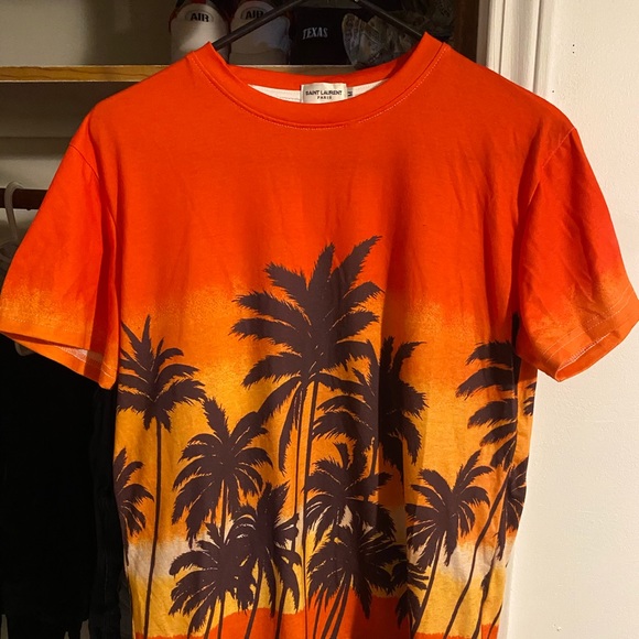 Saint Laurent ysl designer men's shirt